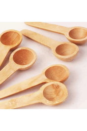 Hermia Juego de Cucharas de Bambú (6 Piezas)